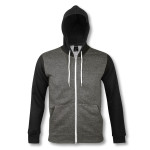 branded SOLS Silver Unisex Zipped Sweatshirt, from our range of promotional Hoodies