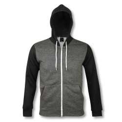branded SOLS Silver Unisex Zipped Sweatshirt, from our range of promotional Hoodies