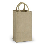 Wine Holders &amp; Carriers - Jute Four Bottle Wine Carrier
