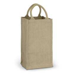 Wine Holders & Carriers - Jute Four Bottle Wine Carrier