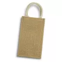 branded Serena Jute Double Wine Carrier, from our range of promotional Wine Holders &amp; Carriers