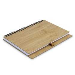 branded Bamboo Notebook - Medium, from our range of promotional Promotional Journals & Noteboooks