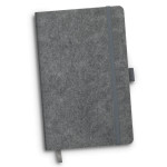 Promotional Journals &amp; Noteboooks  - RPET Felt Hard Cover Notebook - A5