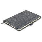 Promotional Journals &amp; Noteboooks  - RPET Felt Hard Cover Notebook - A5