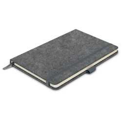 Promotional Journals & Noteboooks - RPET Felt Hard Cover Notebook - A5