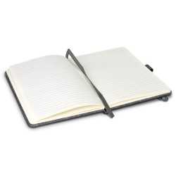 Promotional Journals & Noteboooks - RPET Felt Hard Cover Notebook - A5