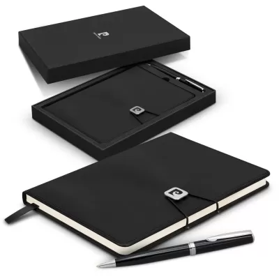 branded Pierre Cardin Biarritz Notebook and Pen Gift Set, from our range of promotional Promotional Journals & Notebooks