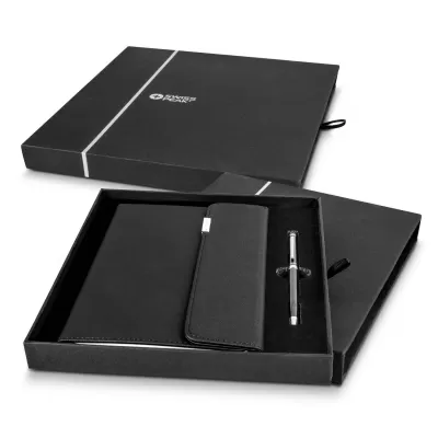 branded Swiss Peak A5 Notebook and Pen Set, from our range of promotional Promotional Journals & Notebooks