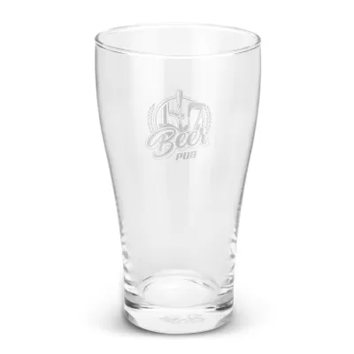 branded Schooner Beer Glass, from our range of promotional Printed Glasses & Tumblers