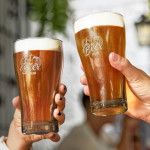 Printed Glasses &amp; Tumblers  - Schooner Beer Glass
