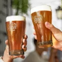 branded Schooner Beer Glass, from our range of promotional Printed Glasses &amp; Tumblers