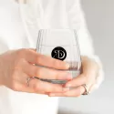 branded Luigi Bormioli Optica Stemless Low Ball, from our range of promotional Printed Glasses &amp; Tumblers