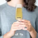 branded Luigi Bormioli Optica Flute, from our range of promotional Printed Glasses &amp; Tumblers