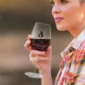 branded Luigi Bormioli Optica Chardonnay Glass, from our range of promotional Printed Glasses &amp; Tumblers