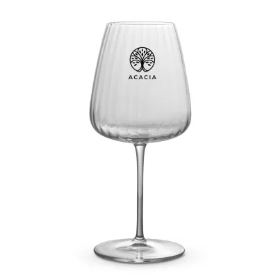 branded Luigi Bormioli Optica Bordeaux Glass, from our range of promotional Printed Glasses & Tumblers