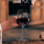 Printed Glasses &amp; Tumblers  - Luigi Bormioli Optica Bordeaux Glass