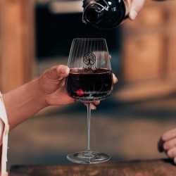 Printed Glasses & Tumblers - Luigi Bormioli Optica Bordeaux Glass