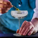 branded Luigi Bormioli Optica Cocktail Glass, from our range of promotional Printed Glasses &amp; Tumblers