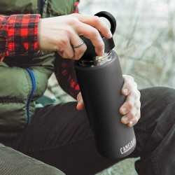 branded CamelBak Carry Cap Vacuum Bottle - 600ml, from our range of promotional Drink Bottles - Metal