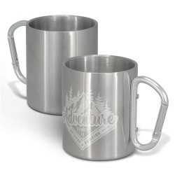Reusable Coffee Cups - Metal - Carabiner Coffee Mug - 300ml