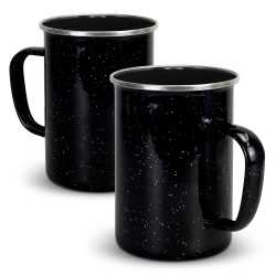 Reusable Coffee Cups - Metal - Bendigo Enamel Mug - 600ml