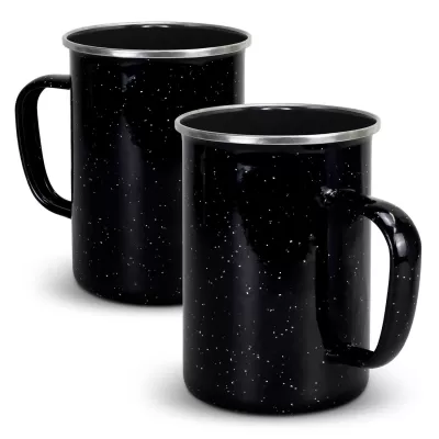 branded Bendigo Enamel Mug - 600ml, from our range of promotional Reusable Coffee Cups - Metal
