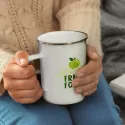 branded Bendigo Enamel Mug - 600ml, from our range of promotional Reusable Coffee Cups - Metal