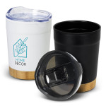 branded Valetta Double Wall Cup - 350ml, from our range of promotional Reusable Coffee Cups - Metal