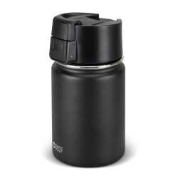 branded Swiss Peak Stealth Vacuum Cup - 400ml, from our range of promotional Reusable Coffee Cups - Metal