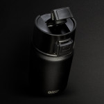 branded Swiss Peak Stealth Vacuum Cup - 400ml, from our range of promotional Reusable Coffee Cups - Metal
