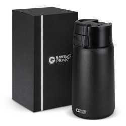 branded Swiss Peak Stealth Vacuum Mug - 500ml, from our range of promotional Reusable Coffee Cups - Metal
