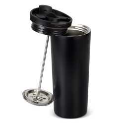 branded Coffee Press Vacuum Cup - 500ml, from our range of promotional Reusable Coffee Cups - Metal