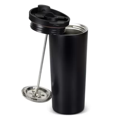 branded Coffee Press Vacuum Cup - 500ml, from our range of promotional Reusable Coffee Cups - Metal