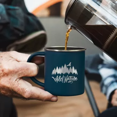 branded Campster Mug - 350ml, from our range of promotional Reusable Coffee Cups - Metal