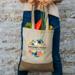 branded Lima Tote Bag, from our range of promotional Cotton &amp; Calico Tote Bags