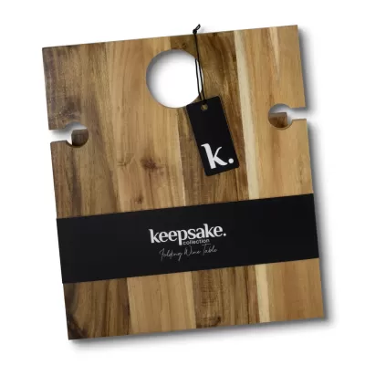 branded Keepsake Folding Wine Table, from our range of promotional Wine & Bar Accessories