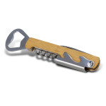 branded Bamboo Wine Waiters Knife, from our range of promotional Bottle Openers