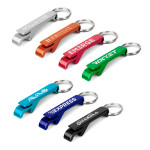branded Snappy Metal Bottle Opener Key Ring, from our range of promotional Bottle Openers
