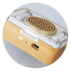 Wired & Bluetooth Speakers - Bamboo Wireless Speaker & Earbud Set