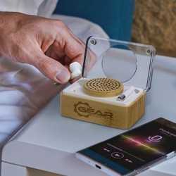 Wired & Bluetooth Speakers - Bamboo Wireless Speaker & Earbud Set