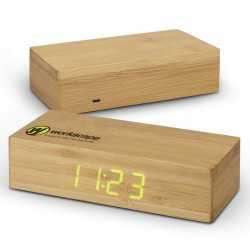 Phone & Tablet Chargers  - Bamboo Wireless Charging Clock