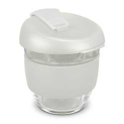 branded Stellar Cup Borosilicate - 250ml, from our range of promotional Reusable Coffee Cups - Glass