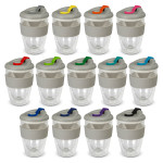 branded Valencia Cup - 350mL, from our range of promotional Reusable Coffee Cups - Glass