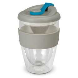 branded Valencia Cup - 350mL, from our range of promotional Reusable Coffee Cups - Glass