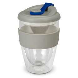 branded Valencia Cup - 350mL, from our range of promotional Reusable Coffee Cups - Glass