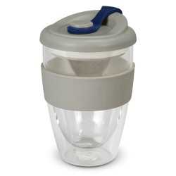 branded Valencia Cup - 350mL, from our range of promotional Reusable Coffee Cups - Glass