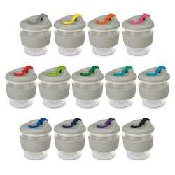 branded Valencia Cup - 230mL, from our range of promotional Reusable Coffee Cups - Glass