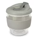 branded Valencia Cup - 230mL, from our range of promotional Reusable Coffee Cups - Glass
