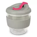 branded Valencia Cup - 230mL, from our range of promotional Reusable Coffee Cups - Glass