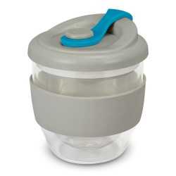 branded Valencia Cup - 230mL, from our range of promotional Reusable Coffee Cups - Glass